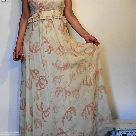 OTTOD'AME Maxi floral Dress - Picture 5 of 12